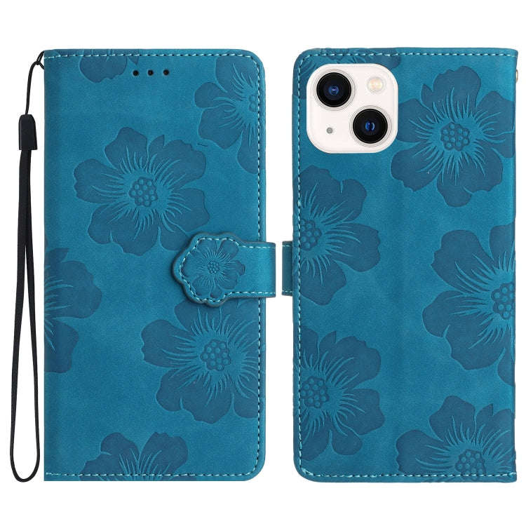 Flower Embossing Pattern Leather Phone Case, For iPhone 15 Pro Max, For iPhone 15 Pro, For iPhone...