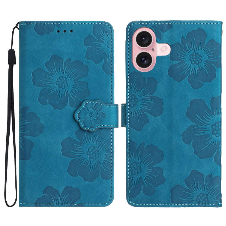 Flower Embossing Pattern Leather Phone Case, For iPhone 16e / 17e, For iPhone 17 Pro Max, For iPh...