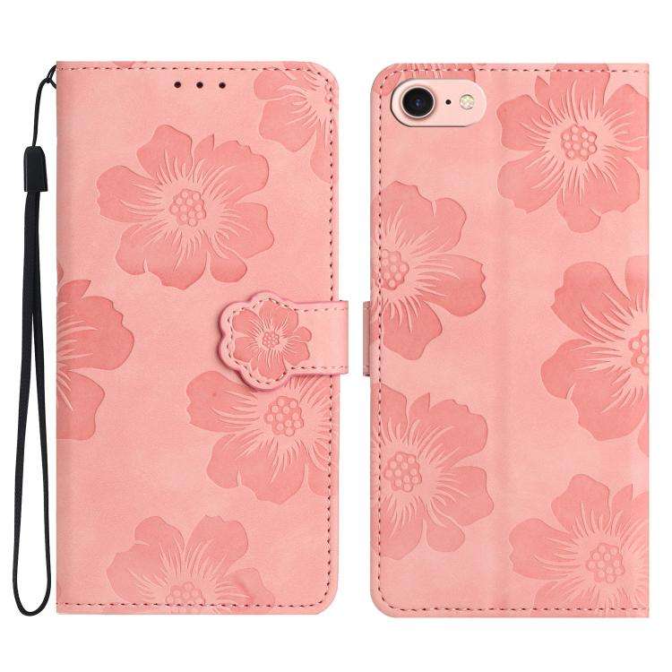 Flower Embossing Pattern Leather Phone Case, For iPhone 16e / 17e, For iPhone 17 Pro Max, For iPh...