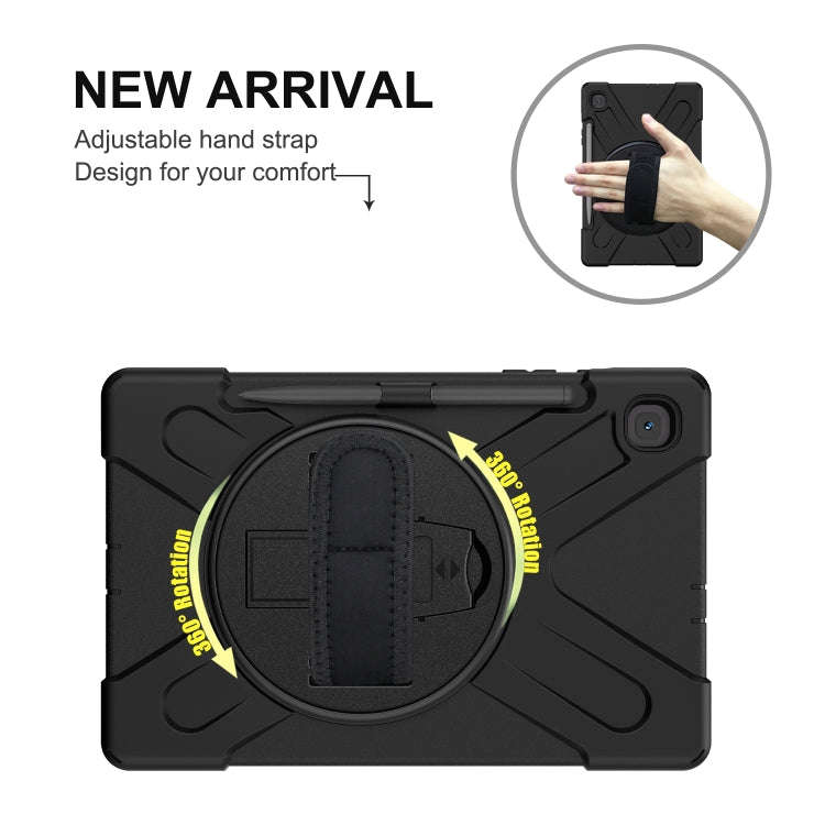 Shockproof Colorful Silicone + PC Protective Case with Holder & Shoulder Strap & Hand Strap & Pen...
