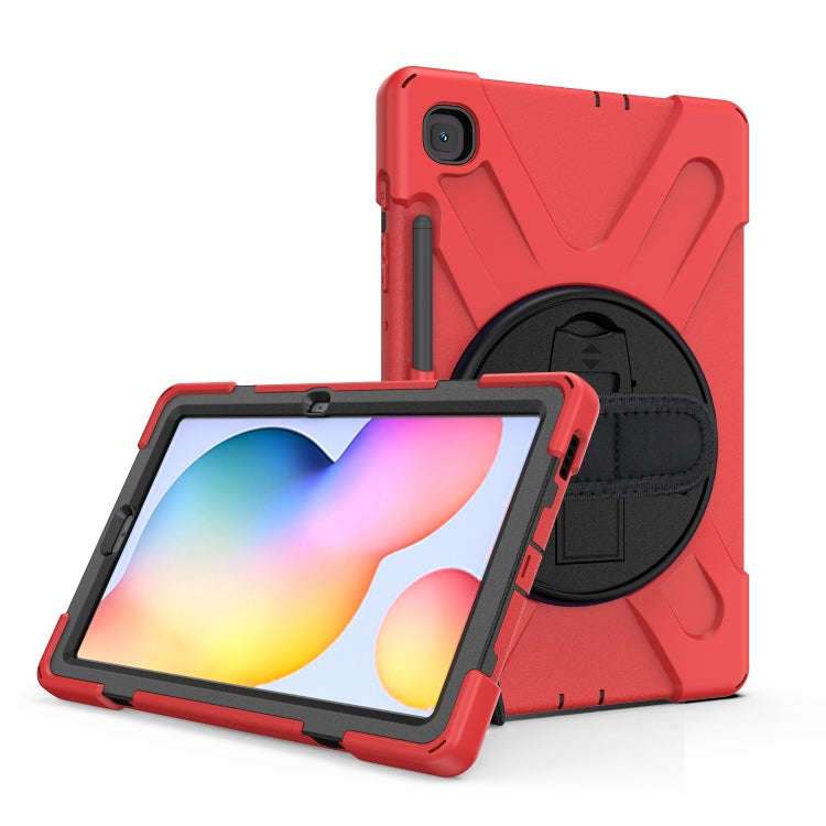 Shockproof Colorful Silicone + PC Protective Case with Holder & Shoulder Strap & Hand Strap & Pen...