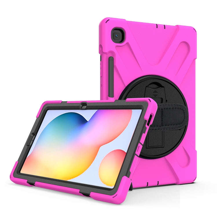 Shockproof Colorful Silicone + PC Protective Case with Holder & Shoulder Strap & Hand Strap & Pen...