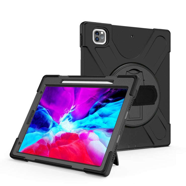 Shockproof Colorful Silicone + PC Protective Case with Holder & Shoulder Strap & Hand Strap & Pen...