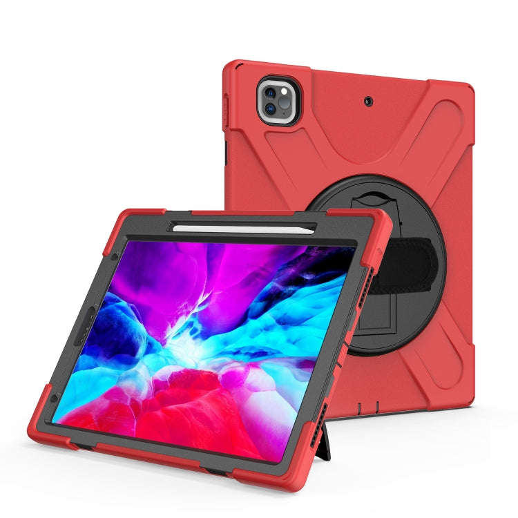 Shockproof Colorful Silicone + PC Protective Case with Holder & Shoulder Strap & Hand Strap & Pen...