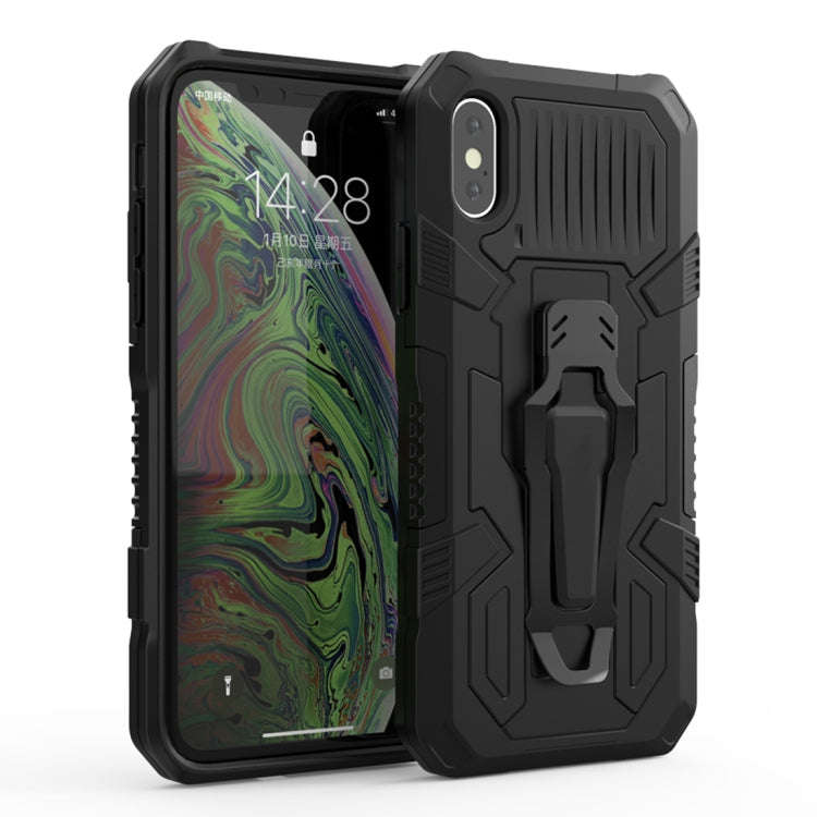 Machine Armor Warrior Shockproof PC + TPU Protective Case, For iPhone X / XS, For iPhone XR, For ...