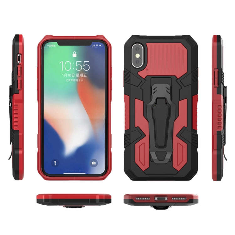 Machine Armor Warrior Shockproof PC + TPU Protective Case, For iPhone X / XS, For iPhone XR, For ...