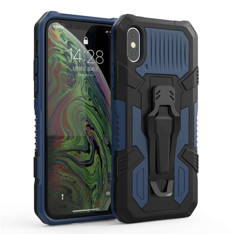 Machine Armor Warrior Shockproof PC + TPU Protective Case, For iPhone X / XS, For iPhone XR, For ...