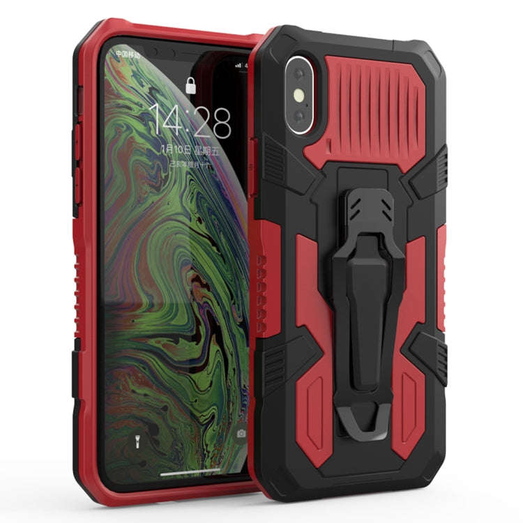 Machine Armor Warrior Shockproof PC + TPU Protective Case, For iPhone X / XS, For iPhone XR, For ...