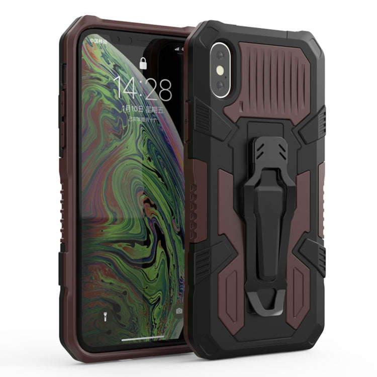Machine Armor Warrior Shockproof PC + TPU Protective Case, For iPhone X / XS, For iPhone XR, For ...