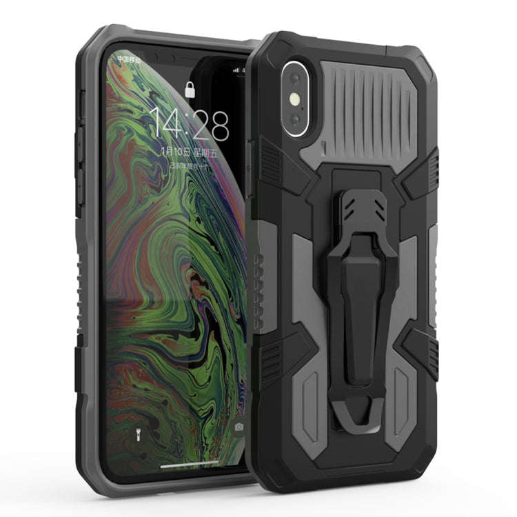 Machine Armor Warrior Shockproof PC + TPU Protective Case, For iPhone X / XS, For iPhone XR, For ...