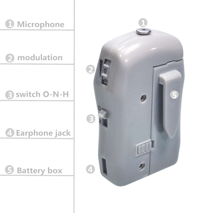 KAIXINWEI X136 DC1.5V In-ear Hearing Aid Sound Amplifier, X136
