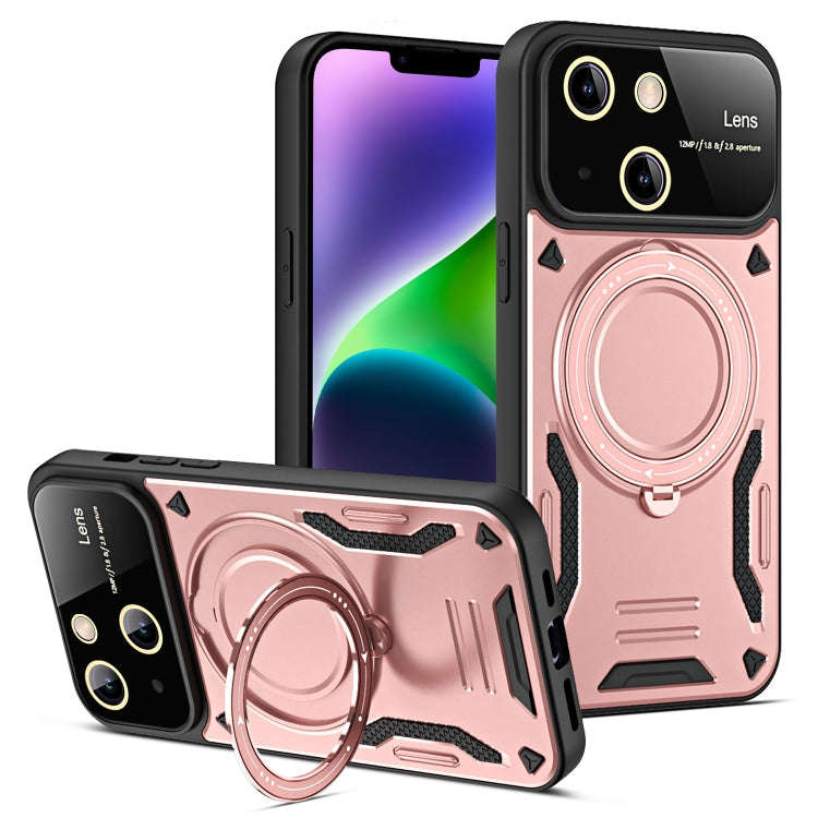 Large Window MagSafe Holder Phone Case, For iPhone 14 Plus, For iPhone 14, For iPhone 14 Pro, For...