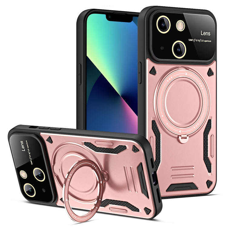 Large Window MagSafe Holder Phone Case, For iPhone 14 Plus, For iPhone 14, For iPhone 14 Pro, For...