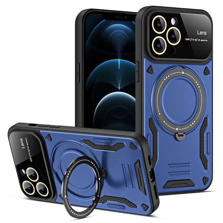 Large Window MagSafe Holder Phone Case, For iPhone 12 Pro Max, For iPhone 12 Pro, For iPhone 11 P...