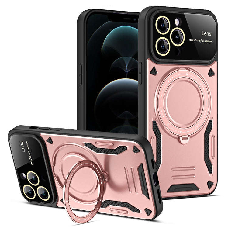 Large Window MagSafe Holder Phone Case, For iPhone 12 Pro Max, For iPhone 12 Pro, For iPhone 11 P...