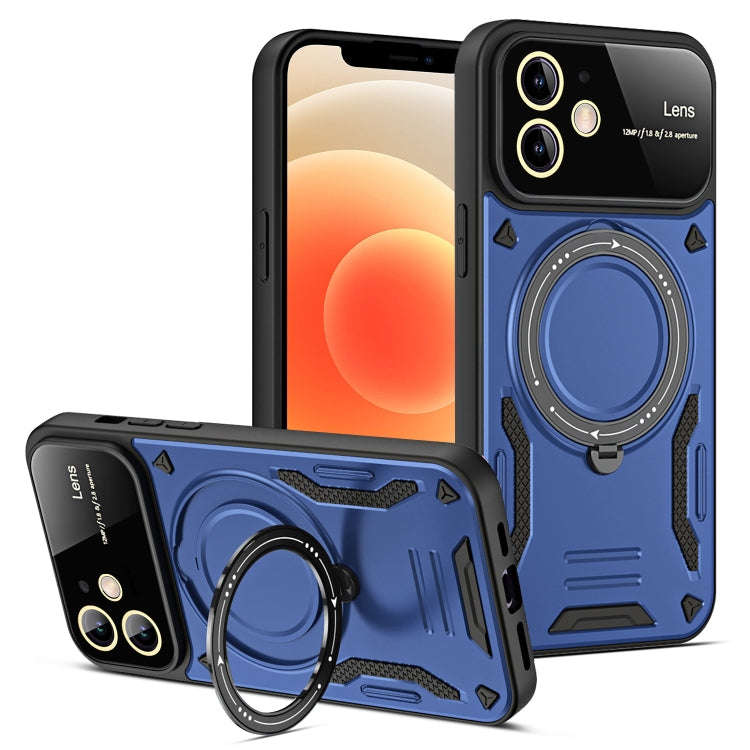 Large Window MagSafe Holder Phone Case, For iPhone 14 Plus, For iPhone 14, For iPhone 14 Pro, For...