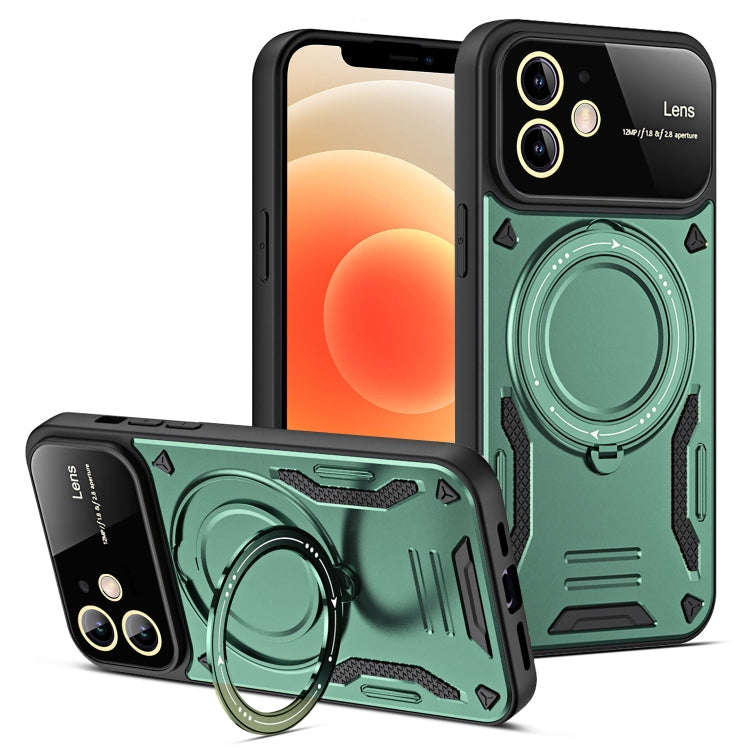 Large Window MagSafe Holder Phone Case, For iPhone 14 Plus, For iPhone 14, For iPhone 14 Pro, For...