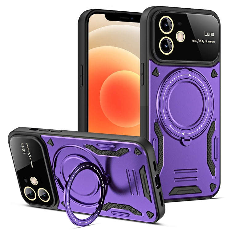 Large Window MagSafe Holder Phone Case, For iPhone 14 Plus, For iPhone 14, For iPhone 14 Pro, For...