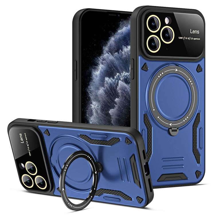 Large Window MagSafe Holder Phone Case, For iPhone 12 Pro Max, For iPhone 12 Pro, For iPhone 11 P...