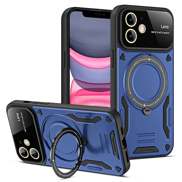 Large Window MagSafe Holder Phone Case, For iPhone 12 Pro Max, For iPhone 12 Pro, For iPhone 11 P...