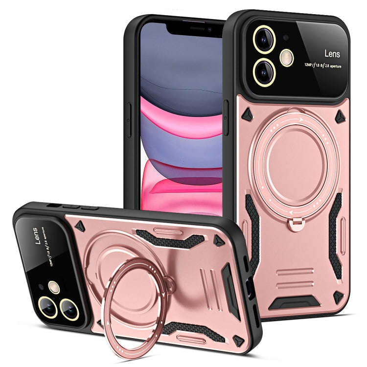Large Window MagSafe Holder Phone Case, For iPhone 12 Pro Max, For iPhone 12 Pro, For iPhone 11 P...