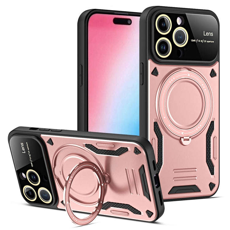 Large Window MagSafe Holder Phone Case, For iPhone 16 Pro Max, For iPhone 16 Pro, For iPhone 16 P...