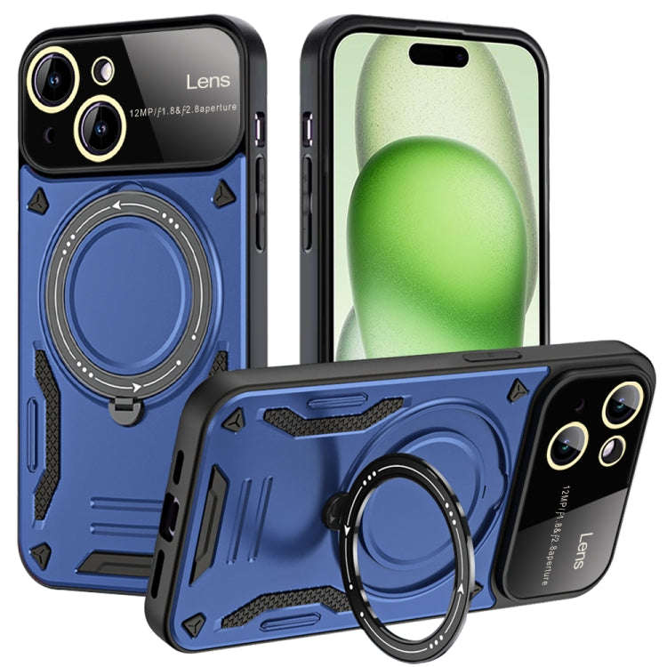 Large Window MagSafe Holder Phone Case, For iPhone 16 Pro Max, For iPhone 16 Pro, For iPhone 16 P...