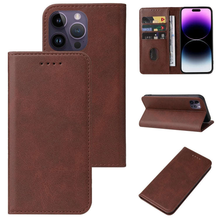 Magnetic Closure Leather Phone Case, For iPhone 15 Pro Max, For iPhone 15 Pro, For iPhone 15 Plus...