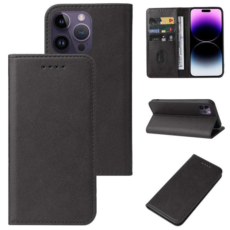 Magnetic Closure Leather Phone Case, For iPhone 15 Pro Max, For iPhone 15 Pro, For iPhone 15 Plus...