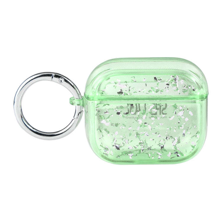 Silver Foil Epoxy Bluetooth Earphone Protective Case, For AirPods Pro 2, For AirPods 3, For AirPo...