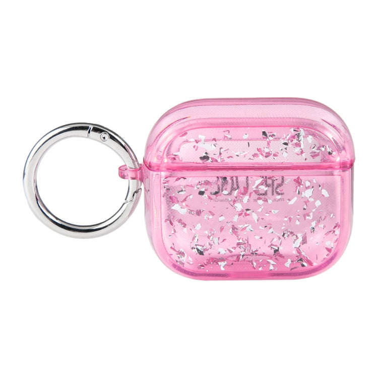 Silver Foil Epoxy Bluetooth Earphone Protective Case, For AirPods Pro 2, For AirPods 3, For AirPo...