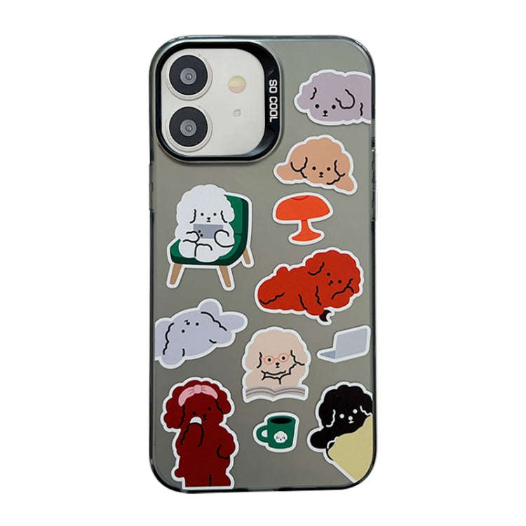 Cute Animal Pattern Series PC + TPU Phone Case, For iPhone 13 Pro, For iPhone 13, For iPhone 12, ...