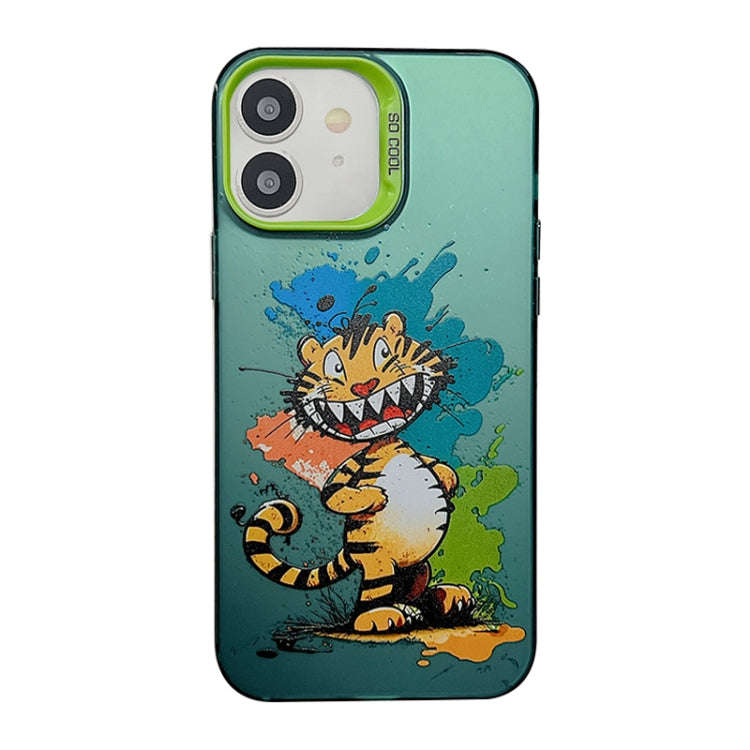 Cute Animal Pattern Series PC + TPU Phone Case, For iPhone 13 Pro, For iPhone 13, For iPhone 12, ...