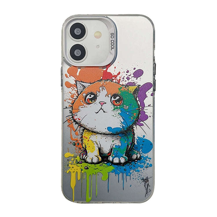 Cute Animal Pattern Series PC + TPU Phone Case, For iPhone 13 Pro, For iPhone 13, For iPhone 12, ...