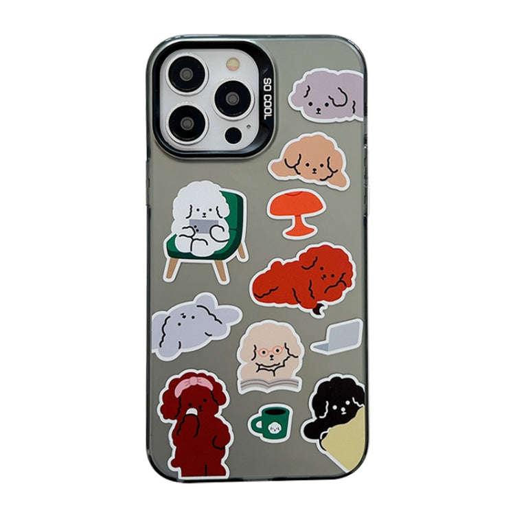 Cute Animal Pattern Series PC + TPU Phone Case, For iPhone 13 Pro, For iPhone 13, For iPhone 12, ...