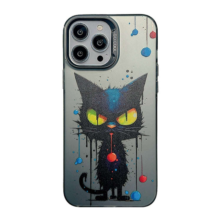 Cute Animal Pattern Series PC + TPU Phone Case, For iPhone 14, For iPhone 15 Pro Max, For iPhone ...