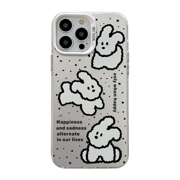 Cute Animal Pattern Series PC + TPU Phone Case, For iPhone 14, For iPhone 15 Pro Max, For iPhone ...