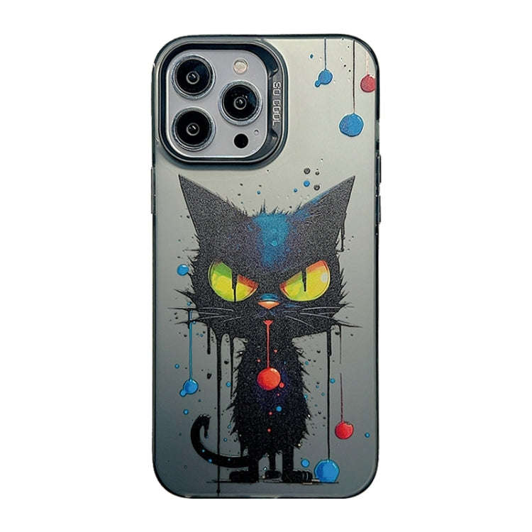 Cute Animal Pattern Series PC + TPU Phone Case, For iPhone 14, For iPhone 15 Pro Max, For iPhone ...