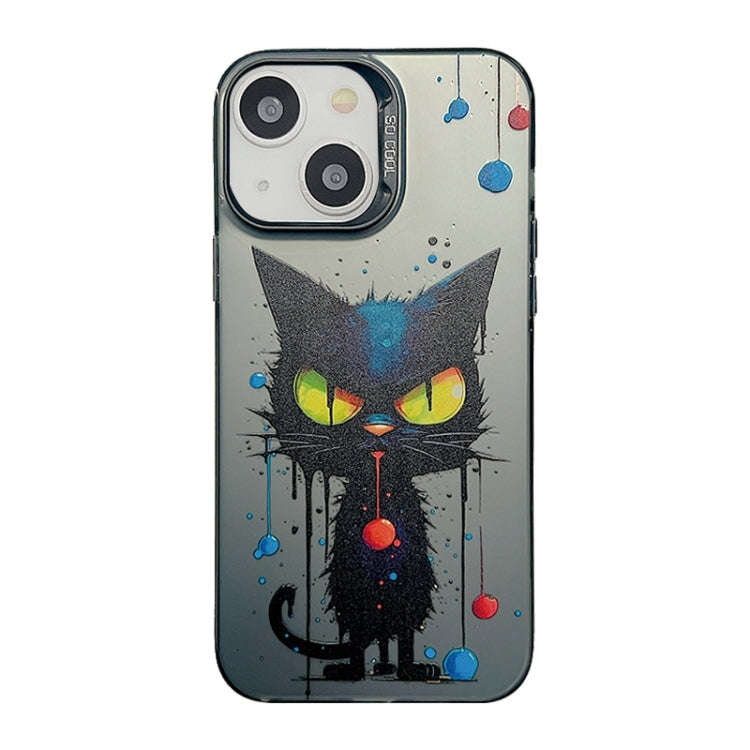 Cute Animal Pattern Series PC + TPU Phone Case, For iPhone 15 Plus, For iPhone 14 Pro Max, For iP...