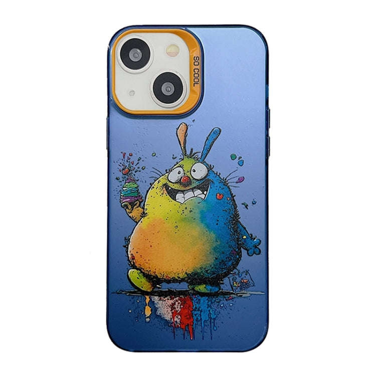 Cute Animal Pattern Series PC + TPU Phone Case, For iPhone 15 Plus, For iPhone 14 Pro Max, For iP...