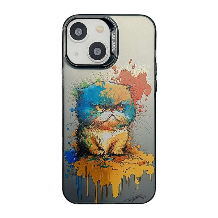Cute Animal Pattern Series PC + TPU Phone Case, For iPhone 15 Plus, For iPhone 14 Pro Max, For iP...