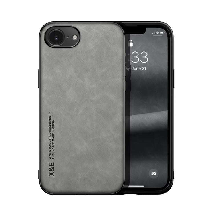 Skin Feel Magnetic Leather Back Phone Case, For iPhone 18 Pro / 17 Pro, For iPhone 18 Pro Max / 1...