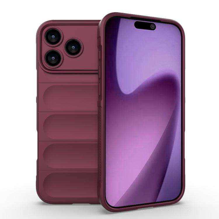 Magic Shield TPU + Flannel Phone Case, For iPhone 18 Pro / 17 Pro, For iPhone 18 Pro Max / 17 Pro...