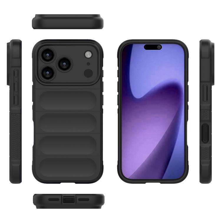 Magic Shield TPU + Flannel Phone Case, For iPhone 18 Pro / 17 Pro, For iPhone 18 Pro Max / 17 Pro...