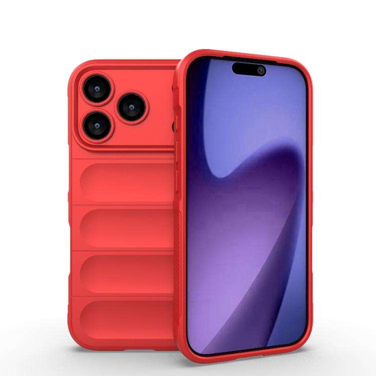 Magic Shield TPU + Flannel Phone Case, For iPhone 18 Pro / 17 Pro, For iPhone 18 Pro Max / 17 Pro...