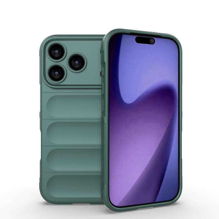 Magic Shield TPU + Flannel Phone Case, For iPhone 18 Pro / 17 Pro, For iPhone 18 Pro Max / 17 Pro...