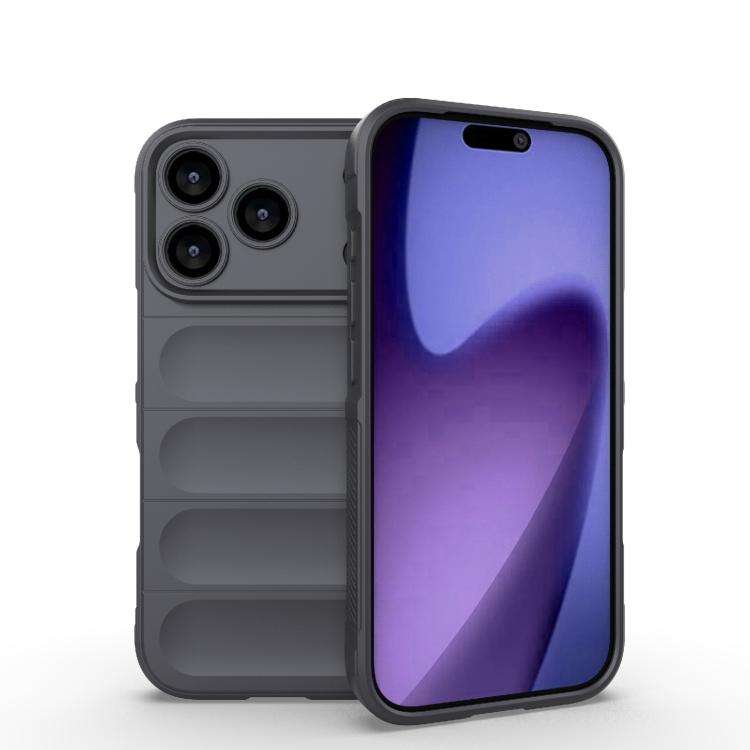 Magic Shield TPU + Flannel Phone Case, For iPhone 18 Pro / 17 Pro, For iPhone 18 Pro Max / 17 Pro...