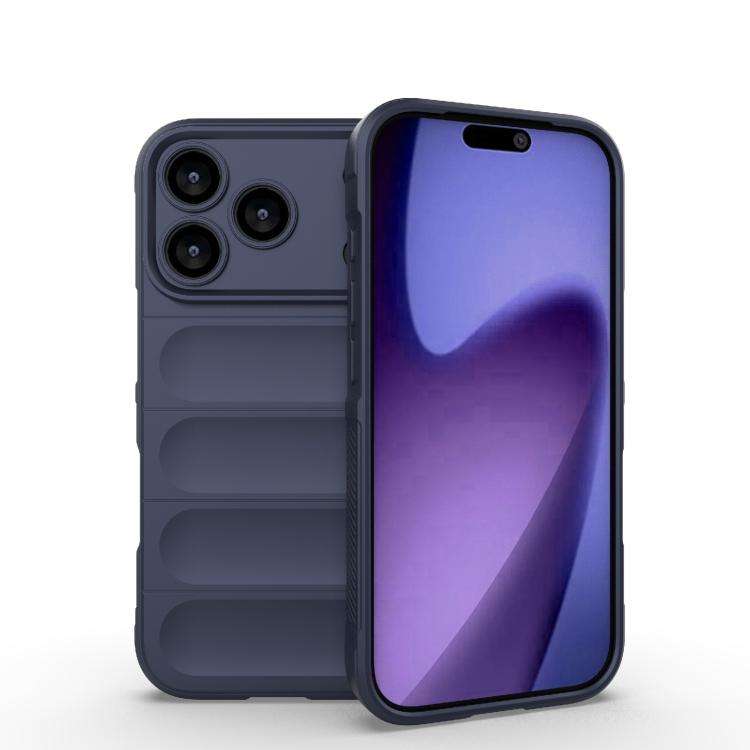 Magic Shield TPU + Flannel Phone Case, For iPhone 18 Pro / 17 Pro, For iPhone 18 Pro Max / 17 Pro...