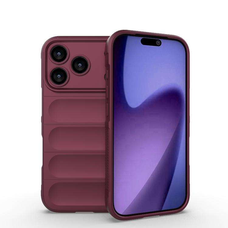 Magic Shield TPU + Flannel Phone Case, For iPhone 18 Pro / 17 Pro, For iPhone 18 Pro Max / 17 Pro...