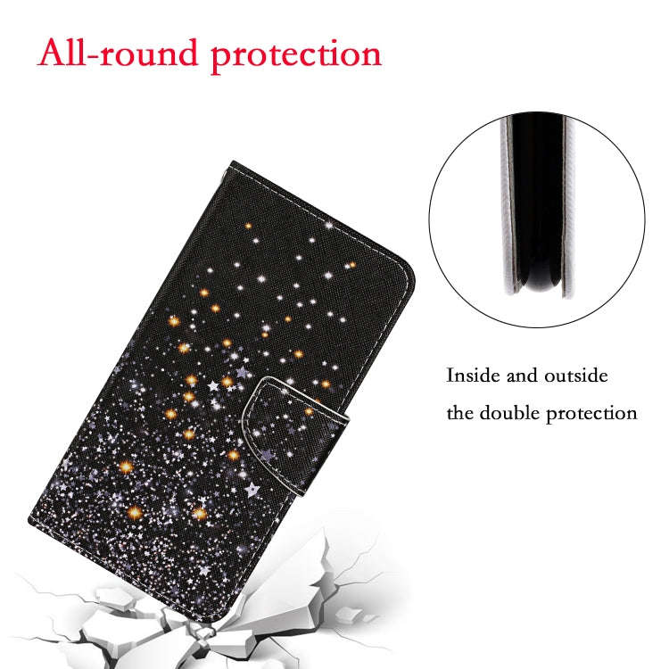 3D Colored Drawing Flip Leather Phone Case, For iPhone 15 Pro Max, For iPhone 15 Pro